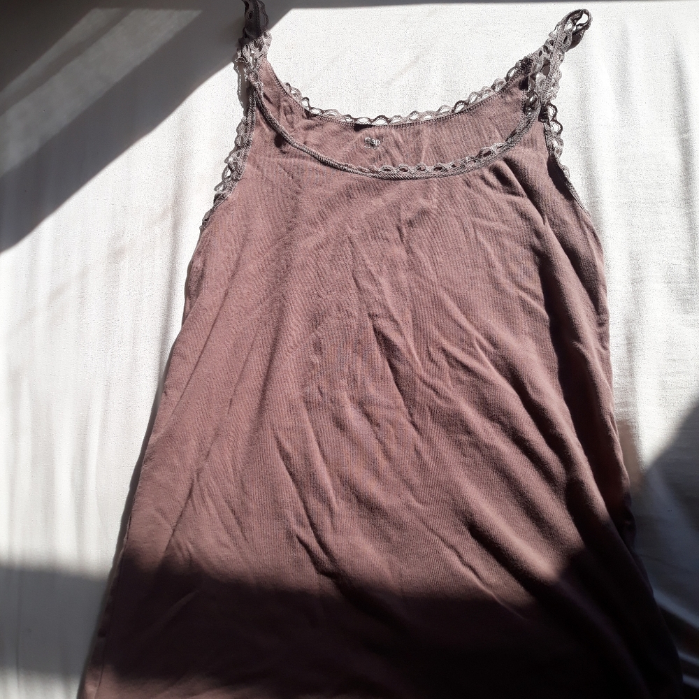 Gap Lace Tanktop Plum